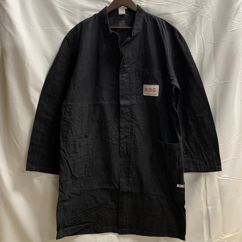 【中古】【古着】ワンポイント ライトコート ブラック