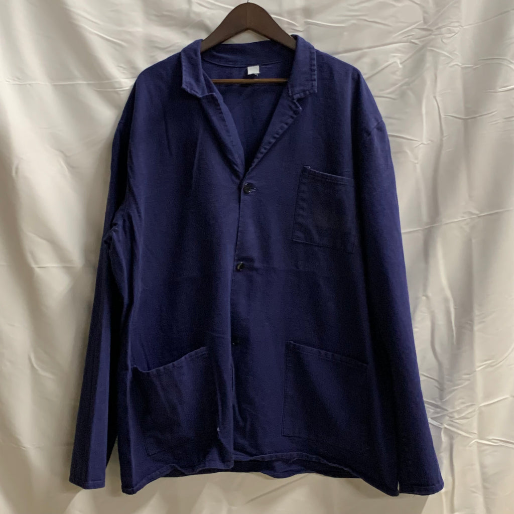 【中古】【古着】bistour 無地 ライトコート ネイビー