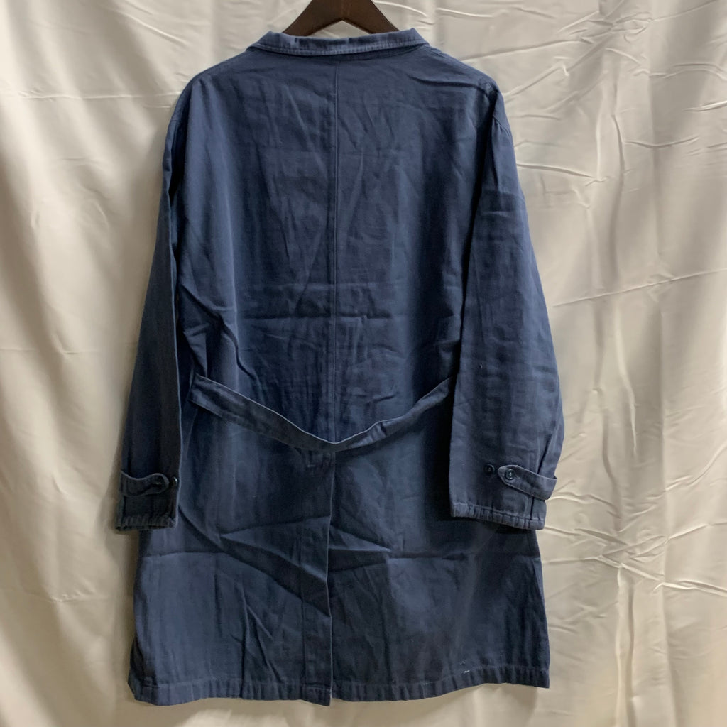 【中古】【古着】 無地 ライトコート サックス