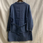 【中古】【古着】 無地 ライトコート サックス