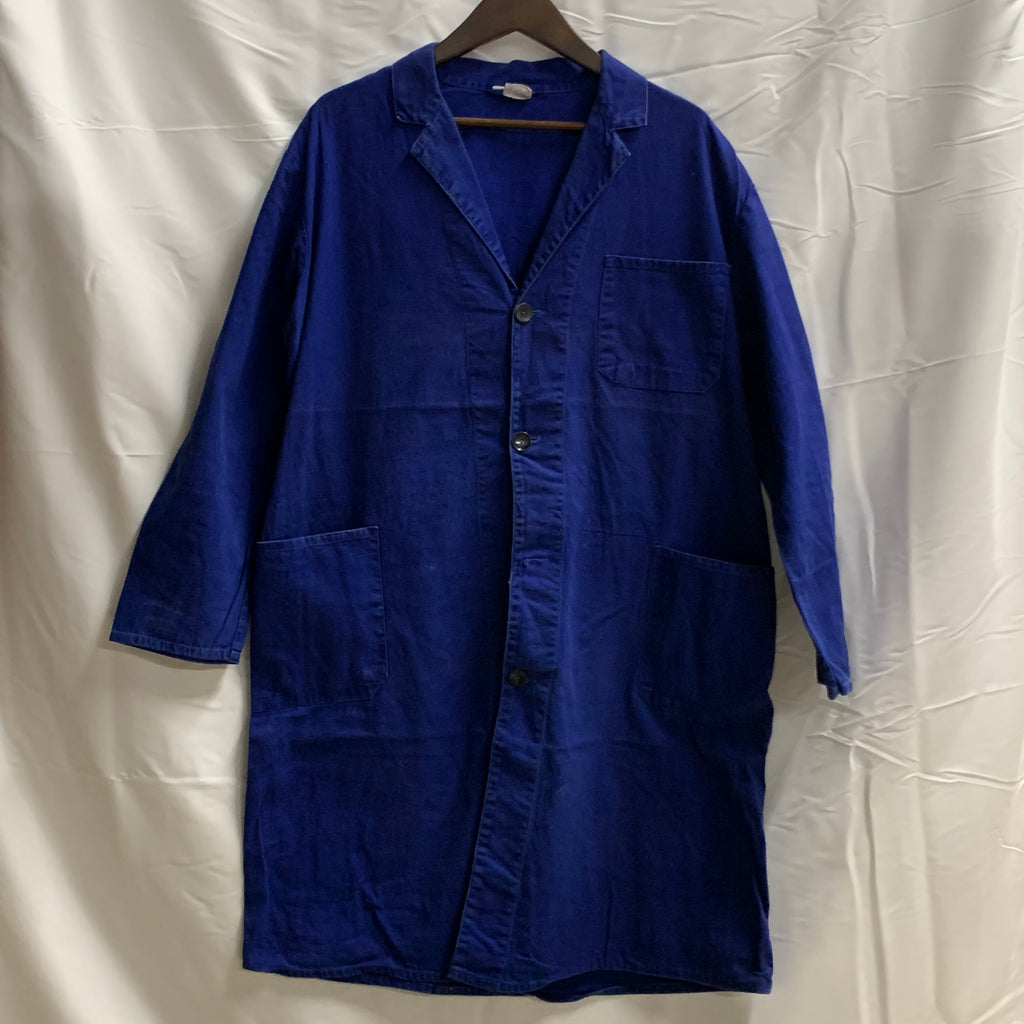 【中古】【古着】Lotus 無地 ライトコート ブルー