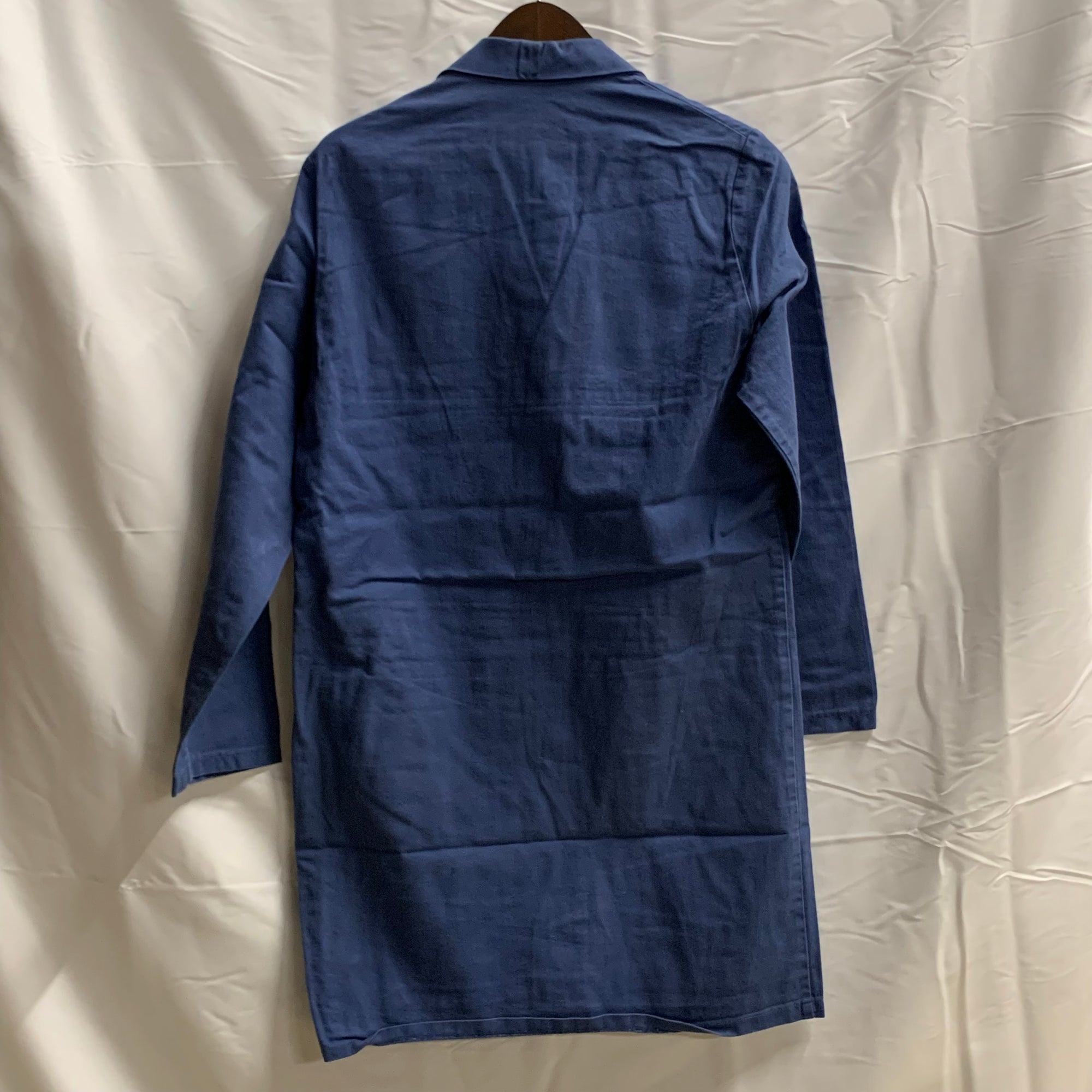 【中古】【古着】無地 ライトコート サックス