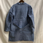 【中古】【古着】無地 ライトコート ライトブルー