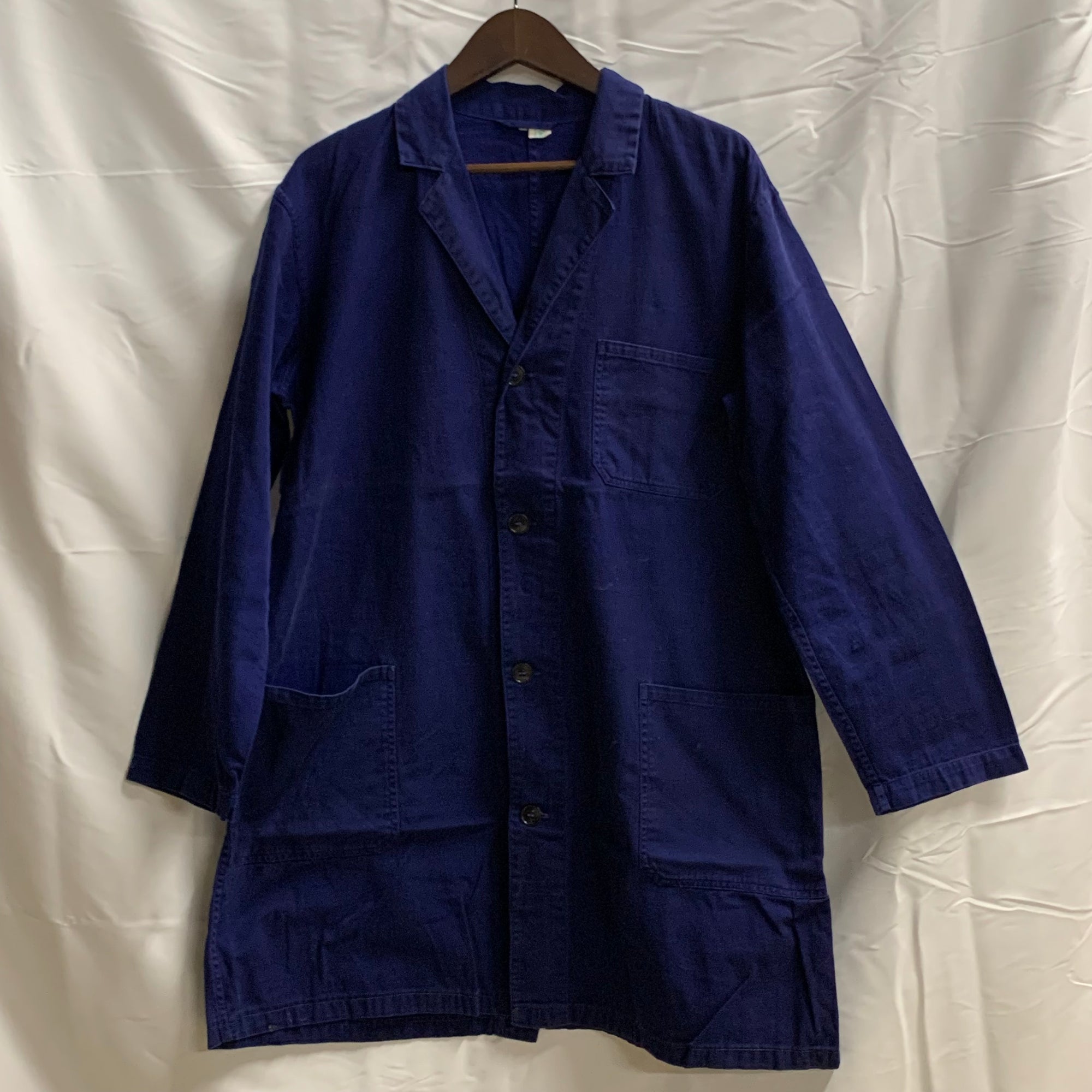 【中古】【古着】Tocontap 無地 ライトコート ネイビー