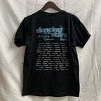 【中古】【古着】tultex プリント Tシャツ ブラック Mサイズ