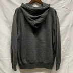 【中古】【古着】Men's Wear プリント プルオーバーパーカー グレー Sサイズ