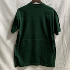 【中古】【古着】FRUIT OF THE ROOM 刺繍 Tシャツ モスグリーン Lサイズ