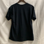 【中古】【古着】DOM プリント Tシャツ ブラック Lサイズ