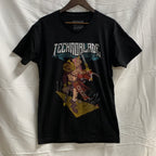 【中古】【古着】 プリント Tシャツ ブラック Mサイズ
