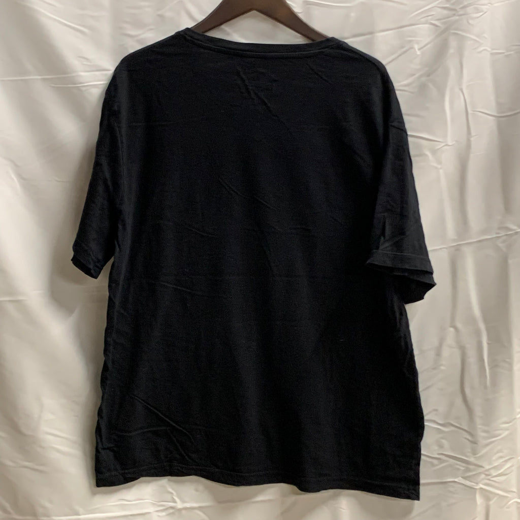 【中古】【古着】Blacks プリント Tシャツ ブラック XLサイズ