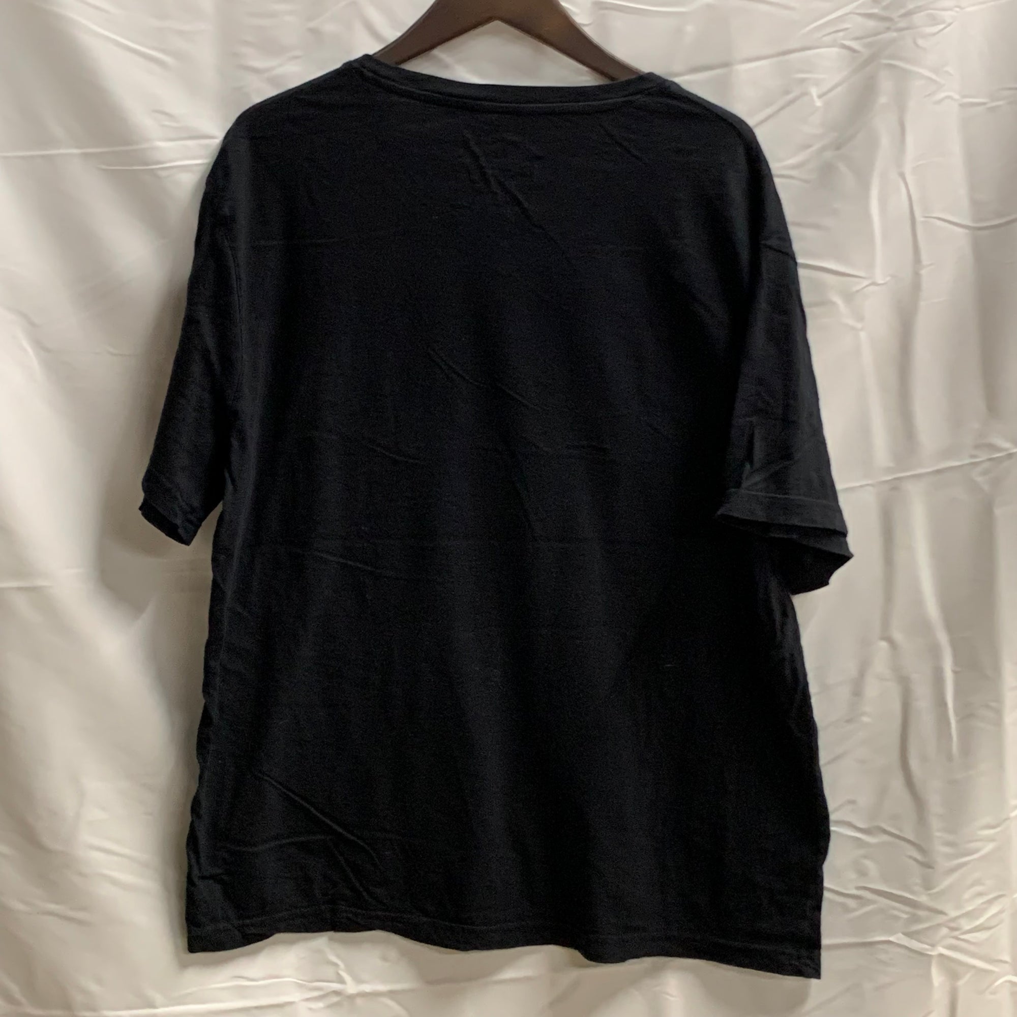 【中古】【古着】Blacks プリント Tシャツ ブラック XLサイズ