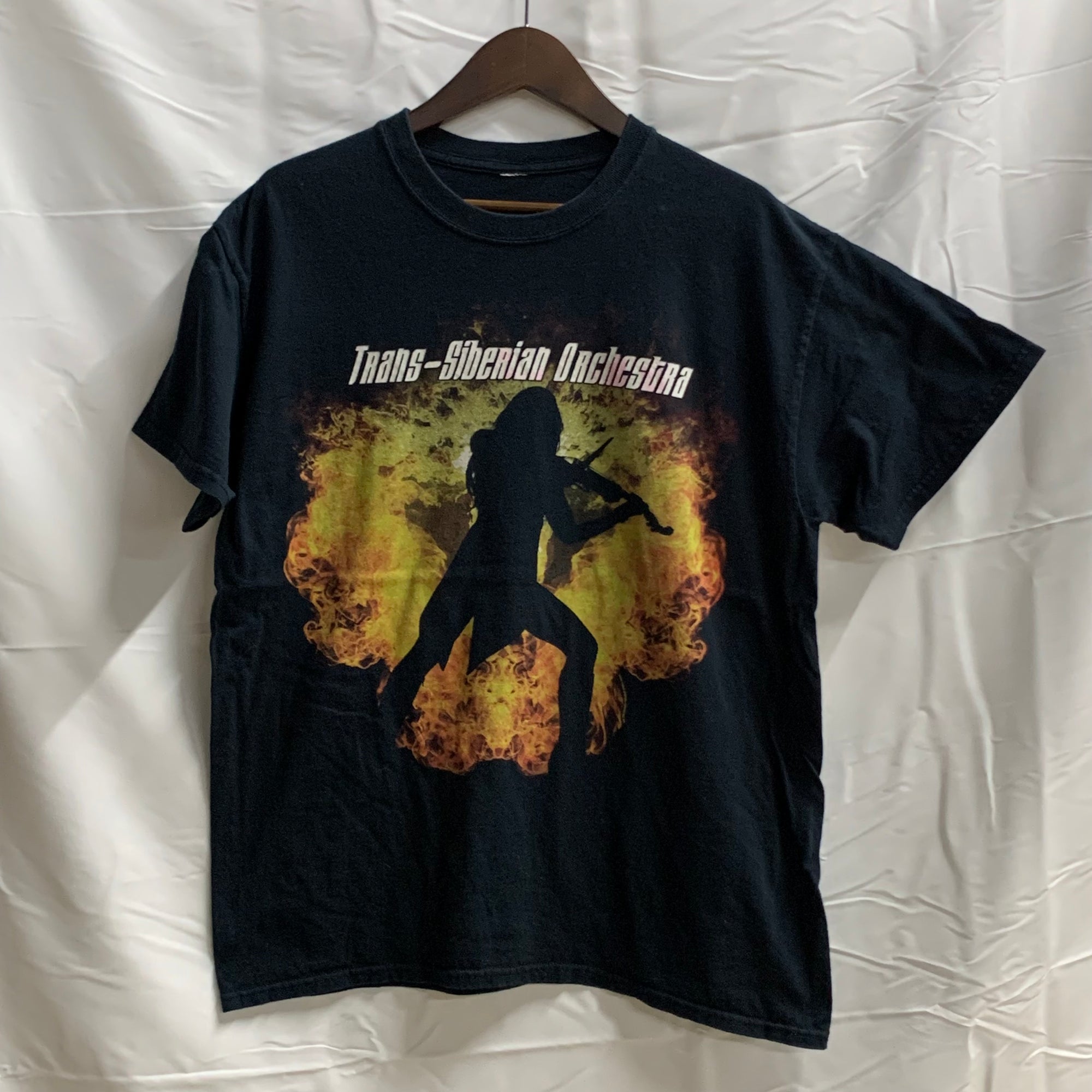【中古】【古着】プリント Tシャツ ブラック