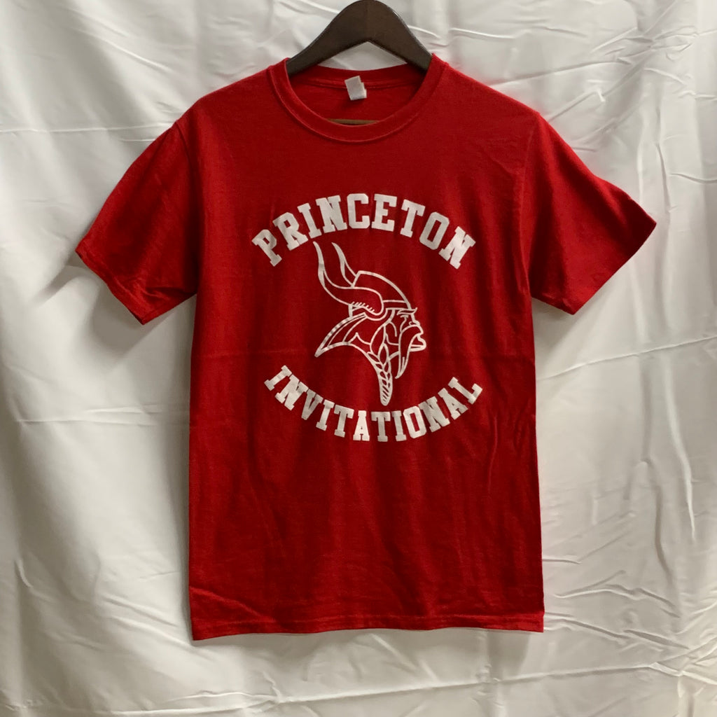 【中古】【古着】JERZEES プリント Tシャツ レッド Sサイズ