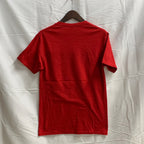 【中古】【古着】JERZEES プリント Tシャツ レッド Sサイズ