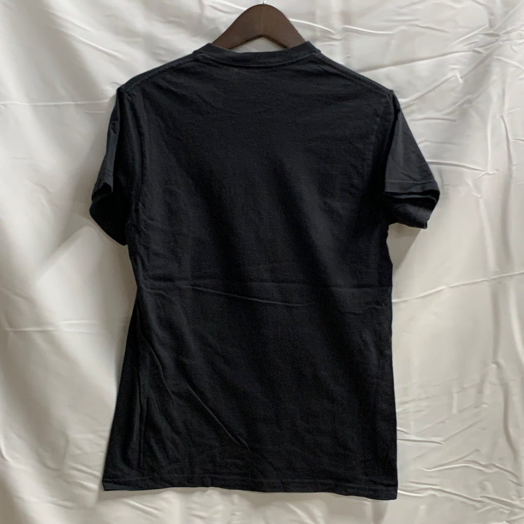 【中古】【古着】Ripple Junction プリント Tシャツ ブラック Sサイズ