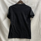 【中古】【古着】Ripple Junction プリント Tシャツ ブラック Sサイズ