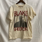 【中古】【古着】BELLA+CANVAS プリント Tシャツ アイボリー Mサイズ