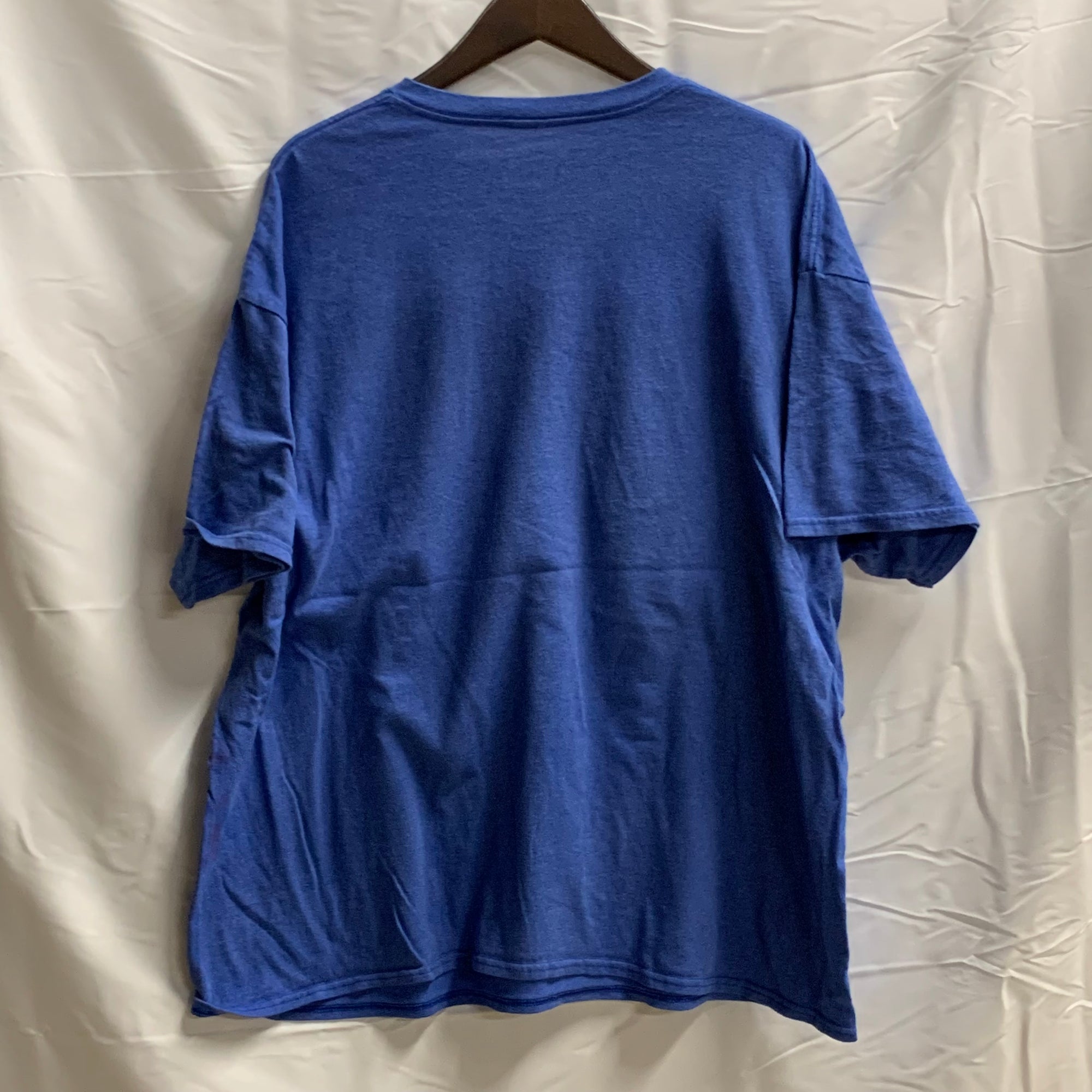 【中古】【古着】Adventure Time プリント Tシャツ ブルー XXLサイズ