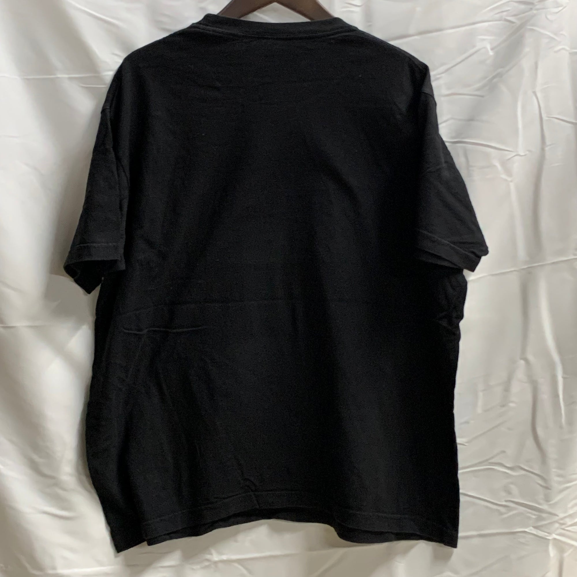 【中古】【古着】プリント Tシャツ ブラック XLサイズ