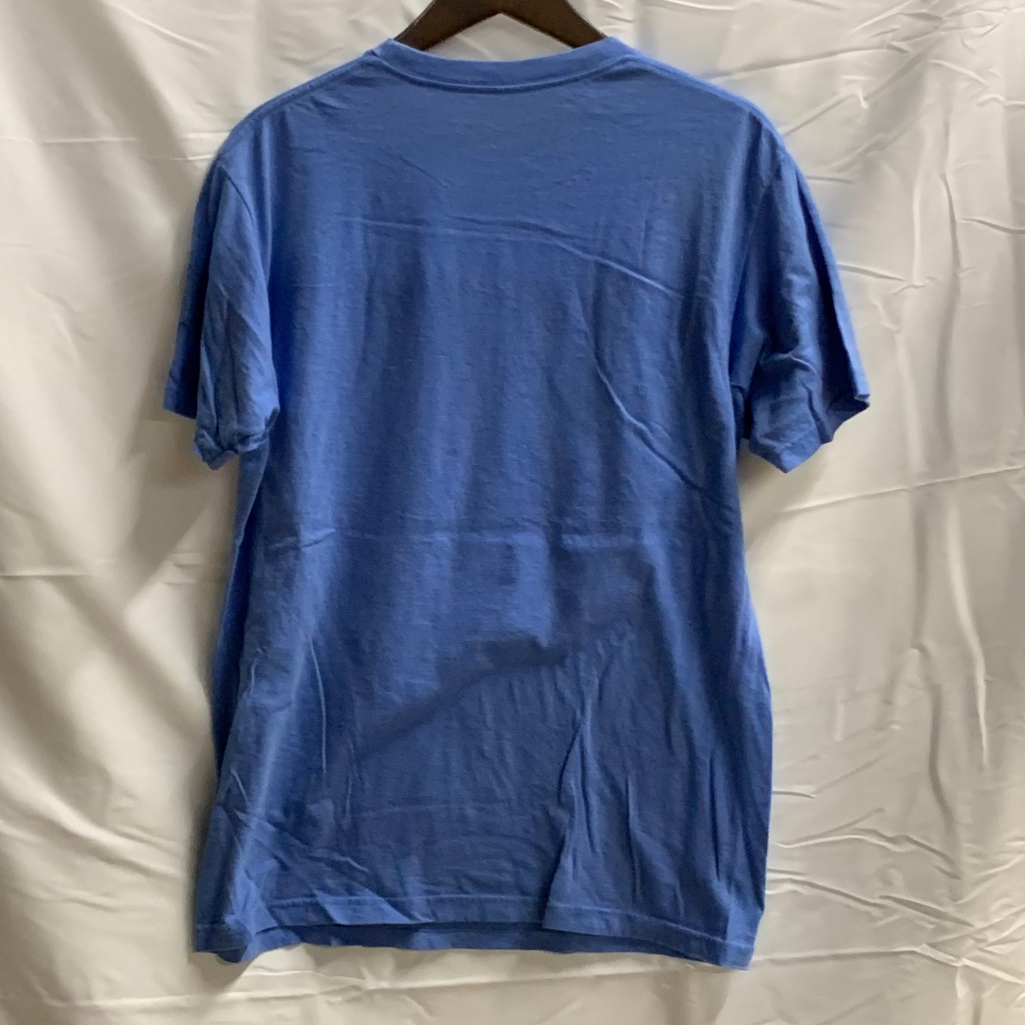 【中古】【古着】Ripple Junction プリント Tシャツ ブルー Mサイズ