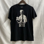 【中古】【古着】プリント Tシャツ ブラック