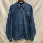 【中古】【古着】Hard Rock HOTEL ワンポイント L/S カットソー インディゴ XLサイズ