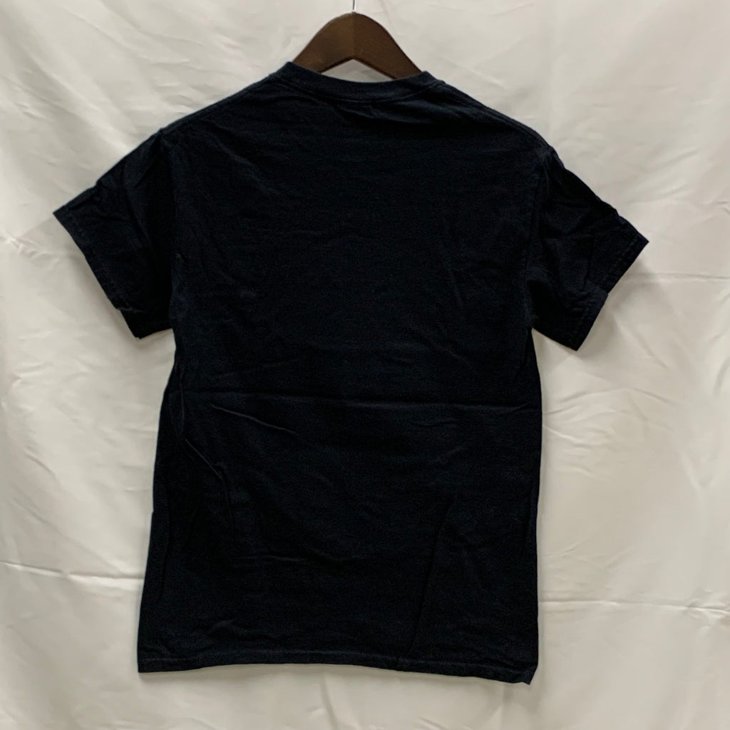 【中古】【古着】GILDAN プリント Tシャツ ブラック Sサイズ