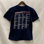 【中古】【古着】GILDAN プリント Tシャツ ネイビー Sサイズ