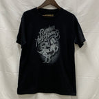 【中古】【古着】The Chive プリント Tシャツ ブラック Lサイズ