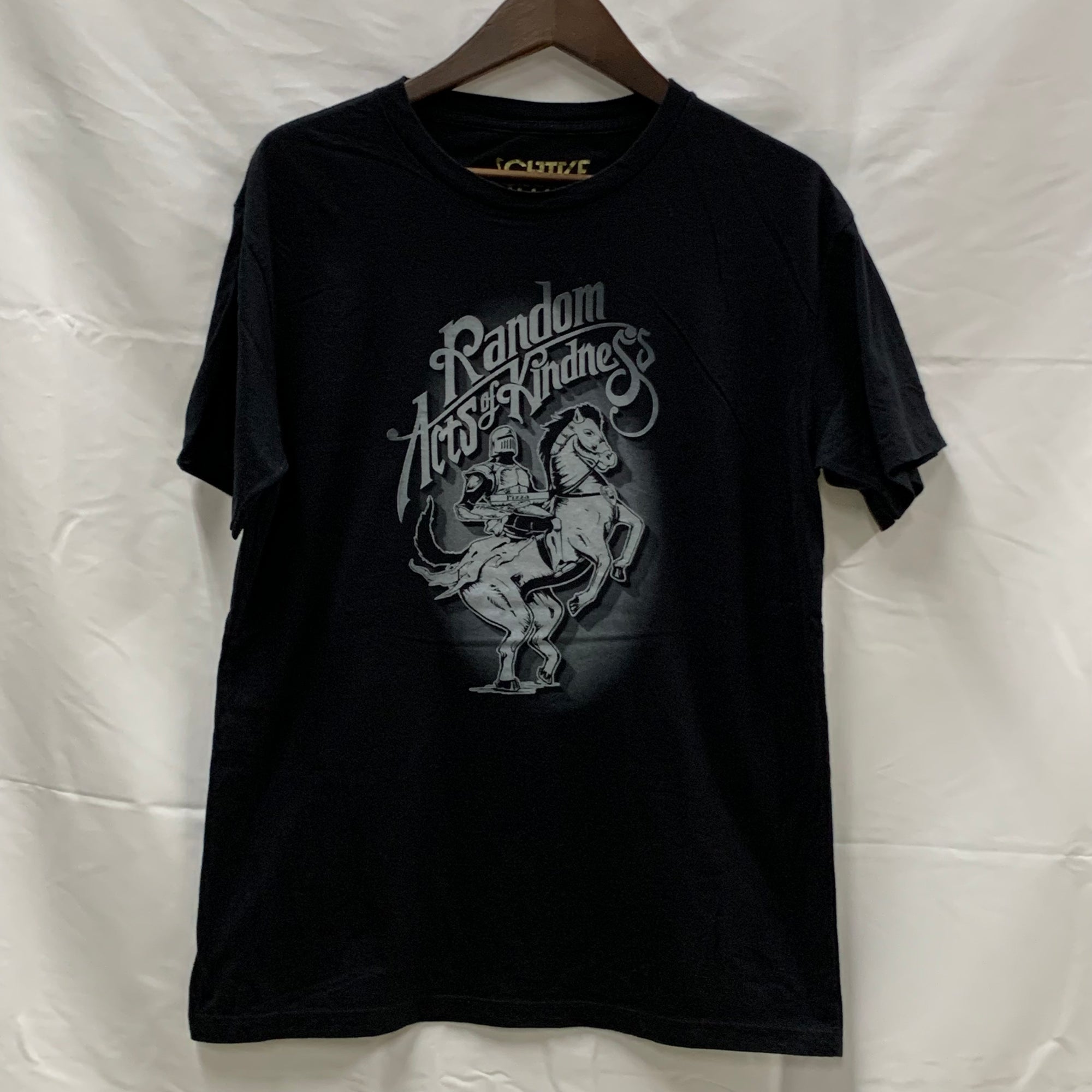【中古】【古着】The Chive プリント Tシャツ ブラック Lサイズ