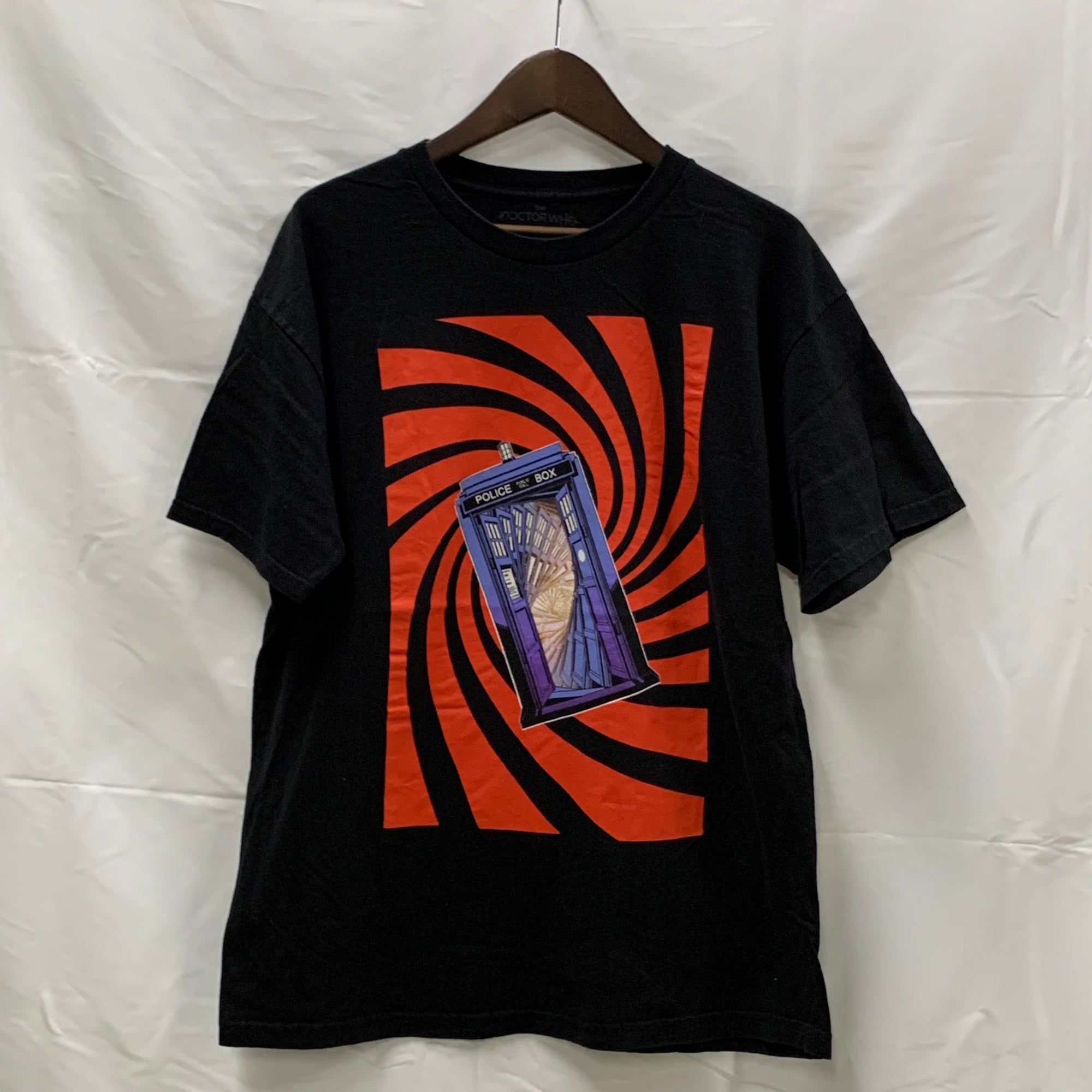 【中古】【古着】プリント Tシャツ ブラック
