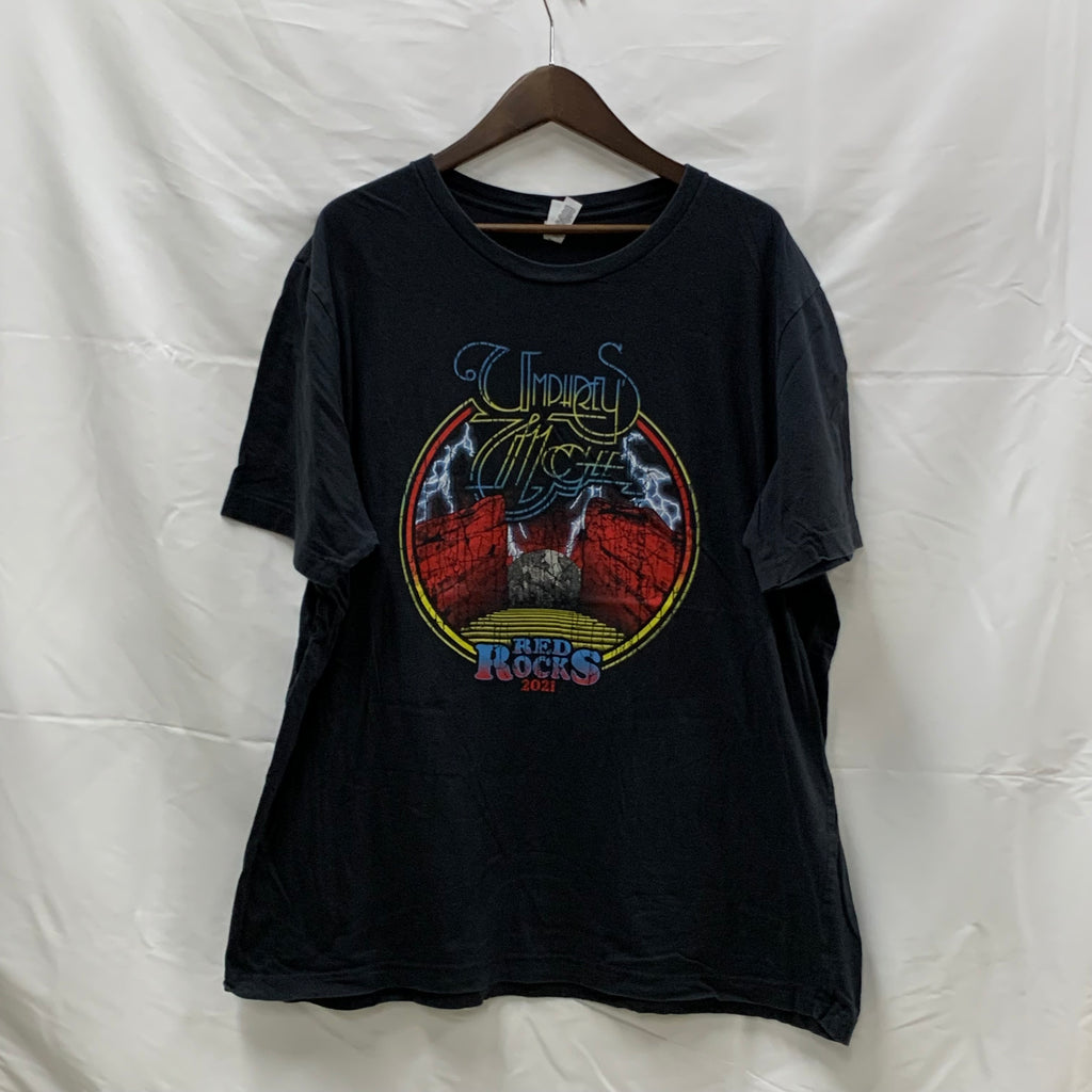 【中古】【古着】BELLA+CANVAS プリント Tシャツ ブラック 2XLサイズ