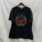 【中古】【古着】BELLA+CANVAS プリント Tシャツ ブラック 2XLサイズ