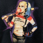 【中古】【古着】前面プリント Tシャツ ブラック Mサイズ