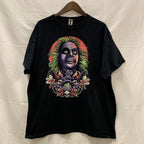 【中古】【古着】GILDAN 前面プリント Tシャツ ブラック XLサイズ