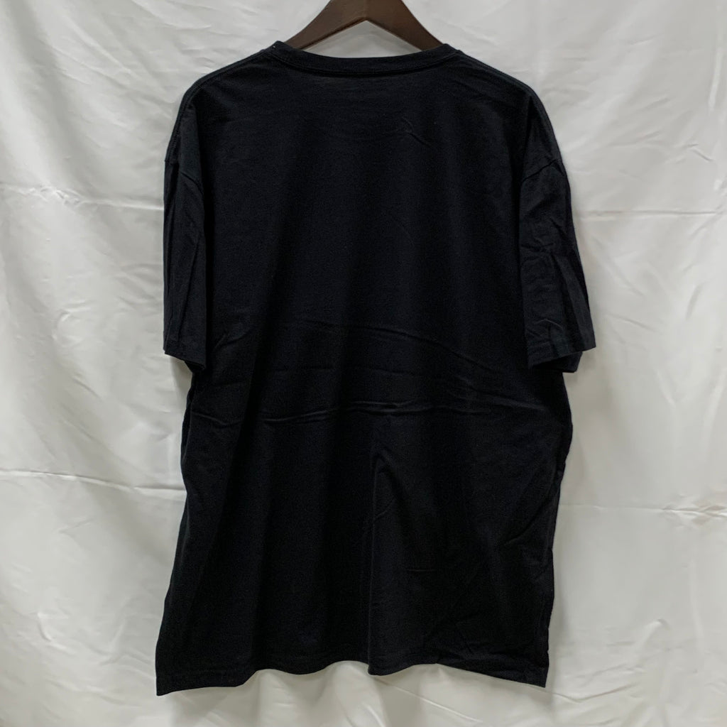 【中古】【古着】前面プリント Tシャツ ブラック