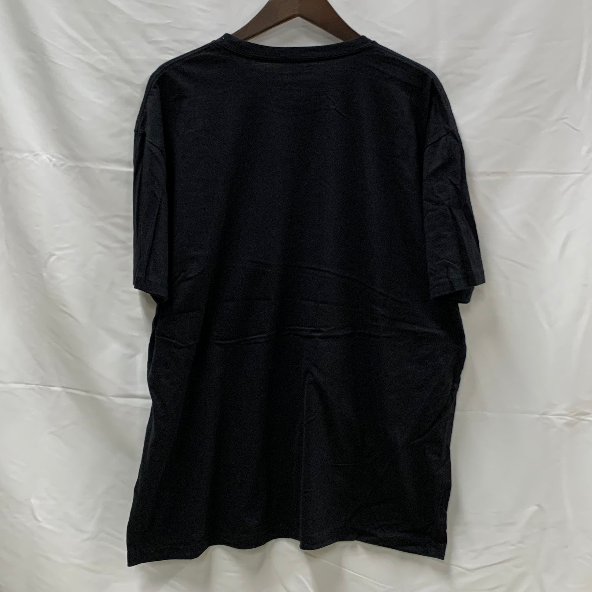 【中古】【古着】前面プリント Tシャツ ブラック