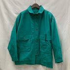 【中古】【古着】London Fog 無地 アウター グリーン Lサイズ