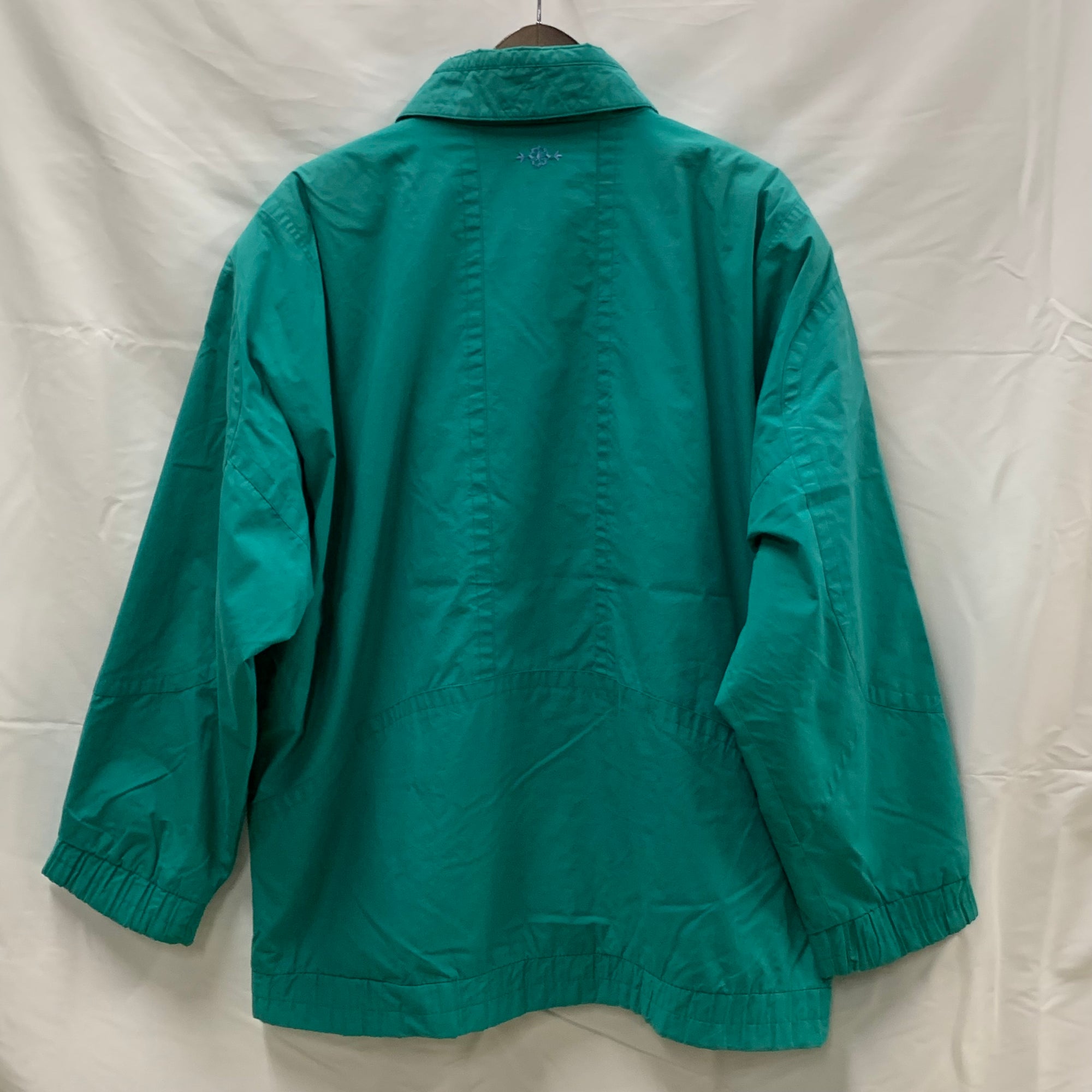 【中古】【古着】London Fog 無地 アウター グリーン Lサイズ