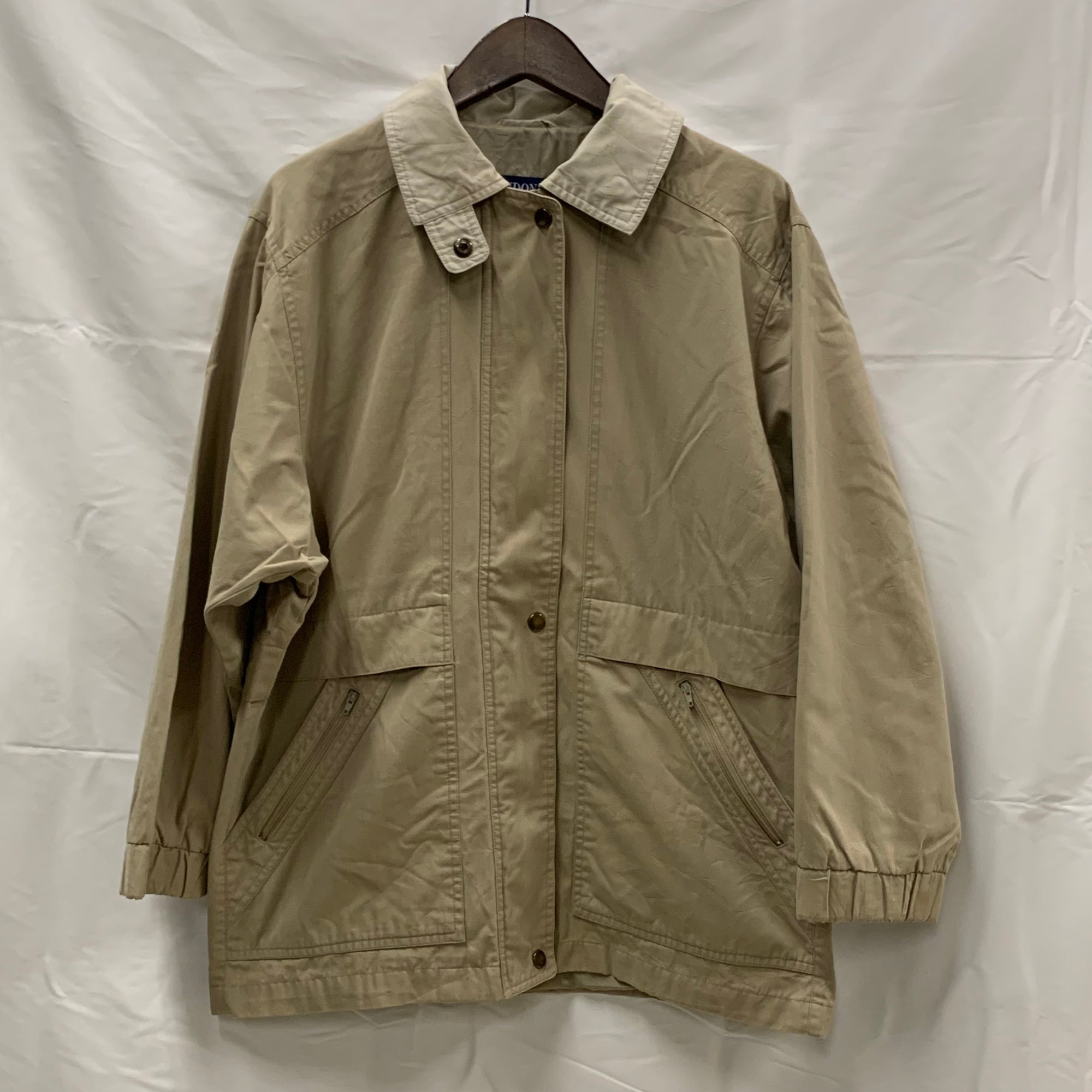 【中古】【古着】London Fog  ライトジャケット ベージュ Sサイズ
