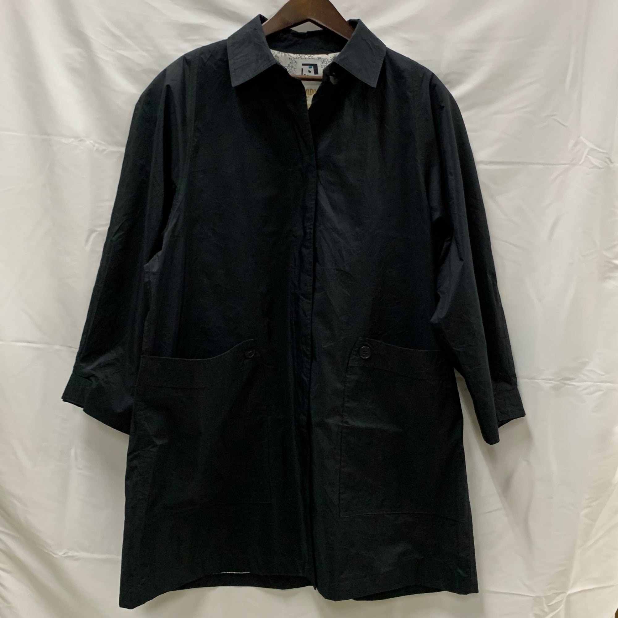 【中古】【古着】London Fog 無地 ライトジャケット ブラック