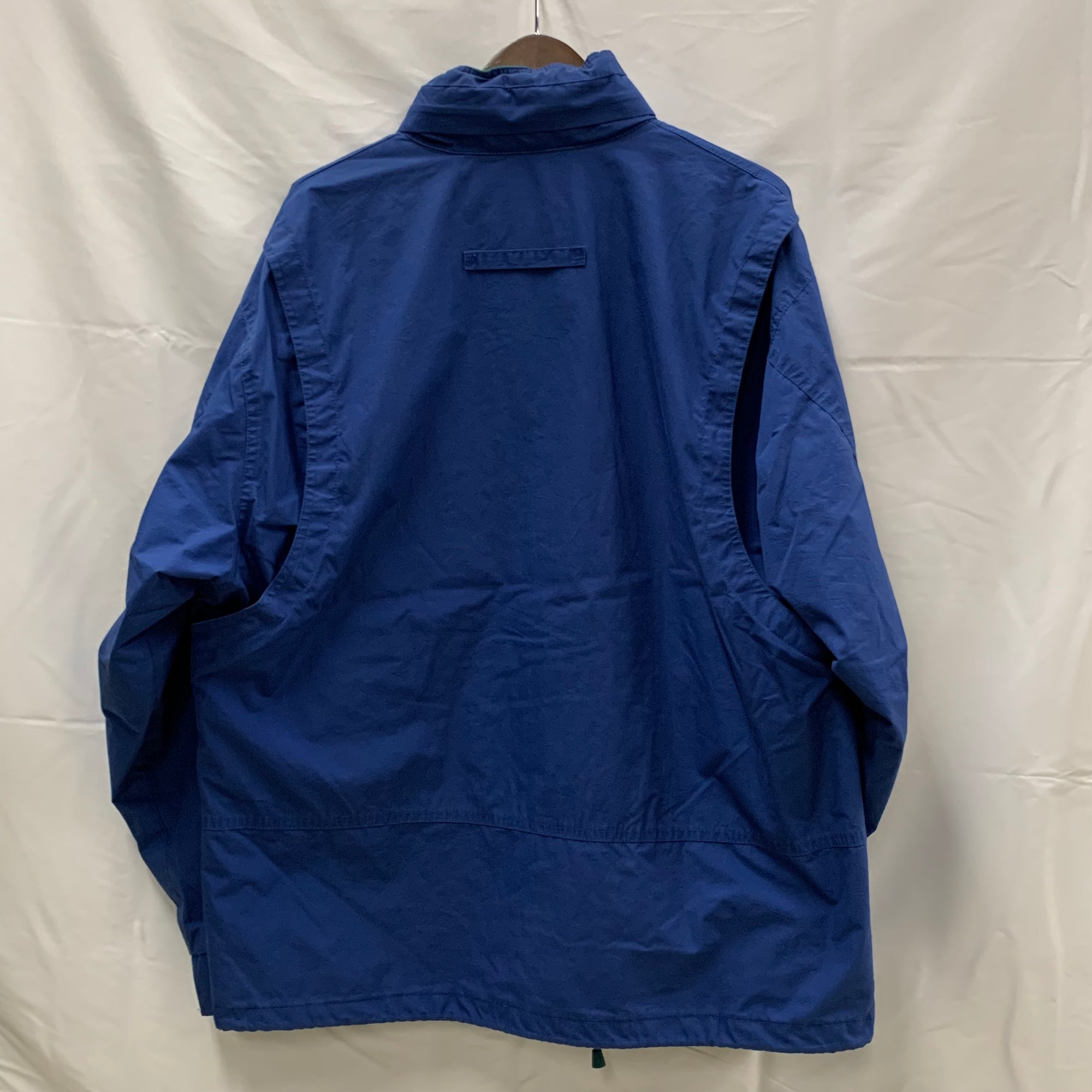 【中古】【古着】London Fog 無地 ライトジャケット ブルー Mサイズ