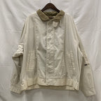 【中古】【古着】London Fog 無地 ライトジャケット アイボリー XLサイズ