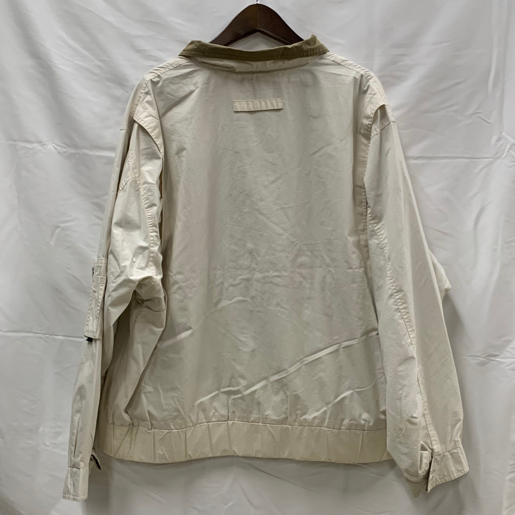 【中古】【古着】London Fog 無地 ライトジャケット アイボリー XLサイズ