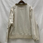 【中古】【古着】London Fog 無地 ライトジャケット アイボリー XLサイズ