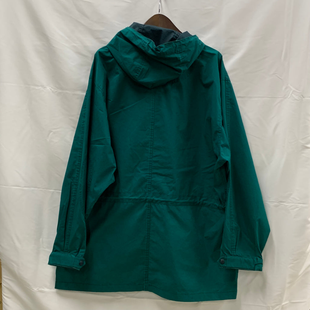 【中古】【古着】London Fog 無地 ライトジャケット グリーン Lサイズ