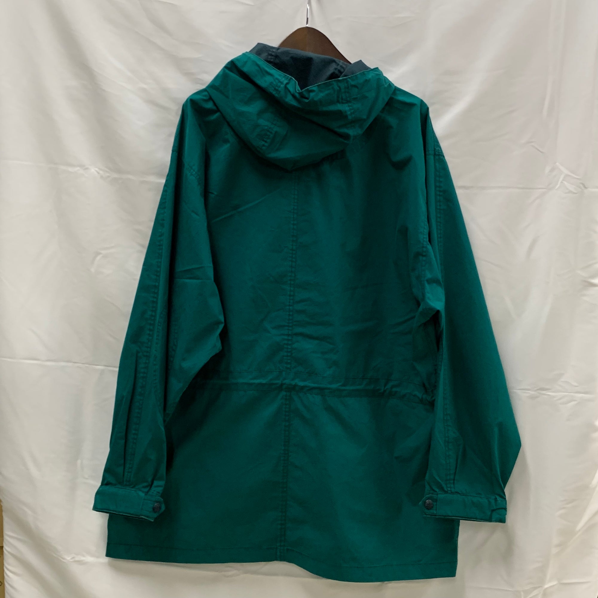 【中古】【古着】London Fog 無地 ライトジャケット グリーン Lサイズ