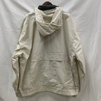 【中古】【古着】London Fog 無地 ライトジャケット ホワイト×グレー XLサイズ