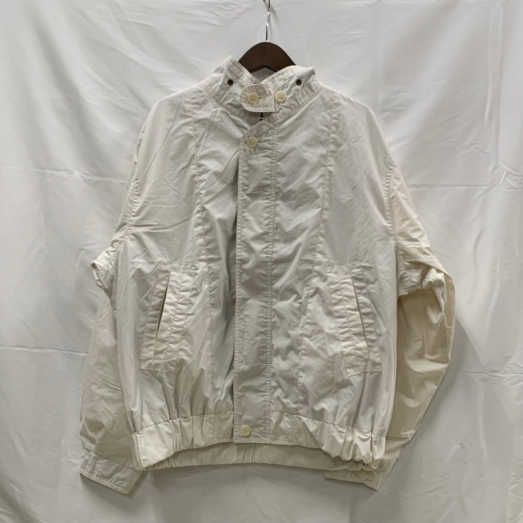 【中古】【古着】London Fog 無地 ライトジャケット ホワイト Lサイズ