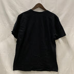 【中古】【古着】 前面プリント Tシャツ ブラック XLサイズ